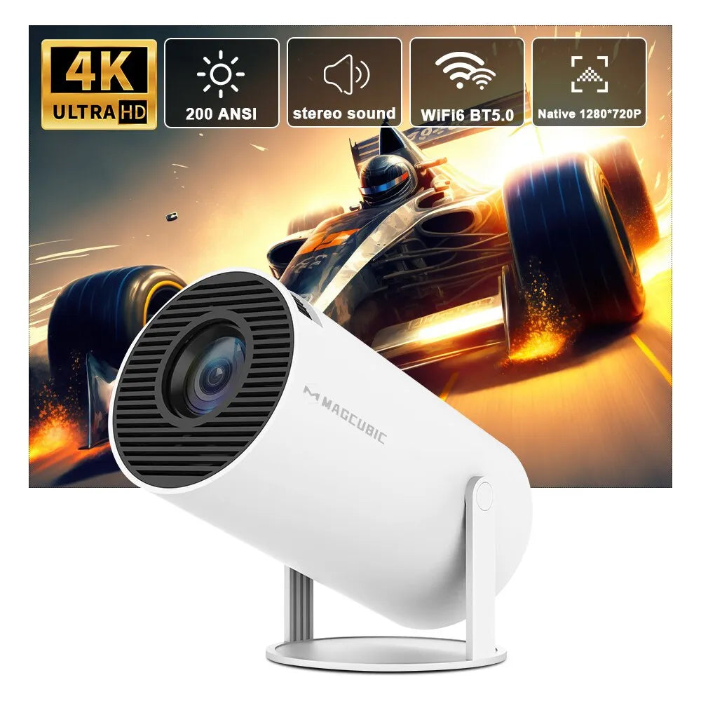 Breathtaking 4K home cinema experience: Discover the Magcubic 4K Android 11  mini projector with Dual Wifi6 and 200 ANSI! Enjoy cinema everywhere –  TrendK
