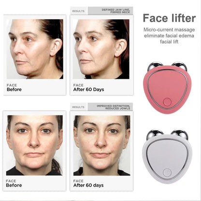 Micro-Current Facial Roller – Lift, Sculpt, Glow