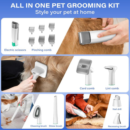 Vacuum Trimming 7-in-1 Multifunctional Pet Grooming Device