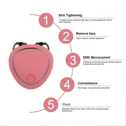 Micro-Current Facial Roller – Lift, Sculpt, Glow